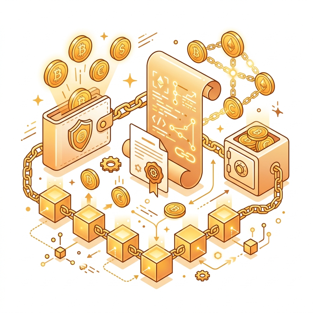 Blockchain illustration